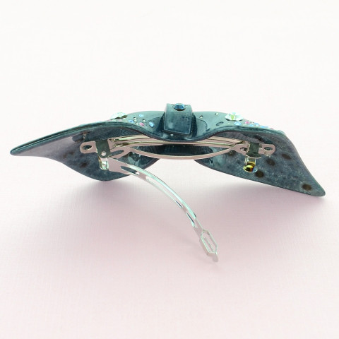 Crystal Acetate Bow Barrette Crystal Acetate Bow Barrette