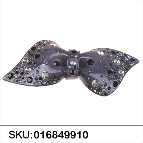 Crystal Acetate Bow Barrette Crystal Acetate Bow Barrette
