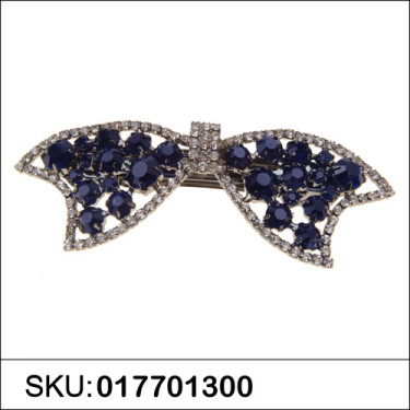 Crystal Bow Barrette