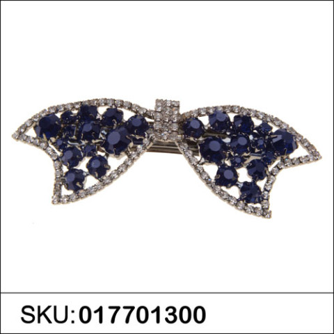 Crystal Bow Barrette