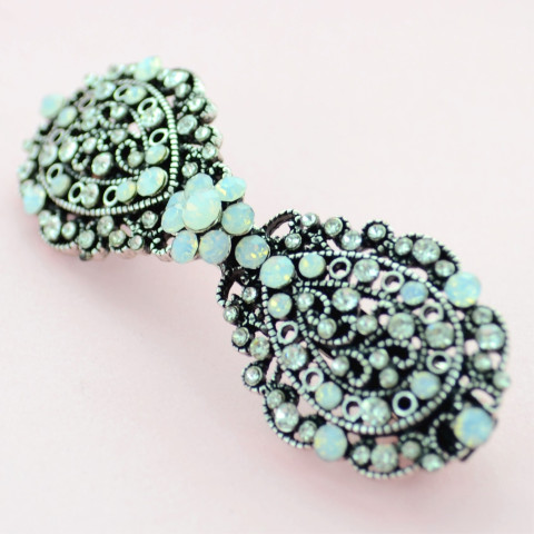 Vintage Inspired Crystal Bow Barrette (Cilp Paris) Vintage Inspired Crystal Bow Barrette (Cilp Paris)