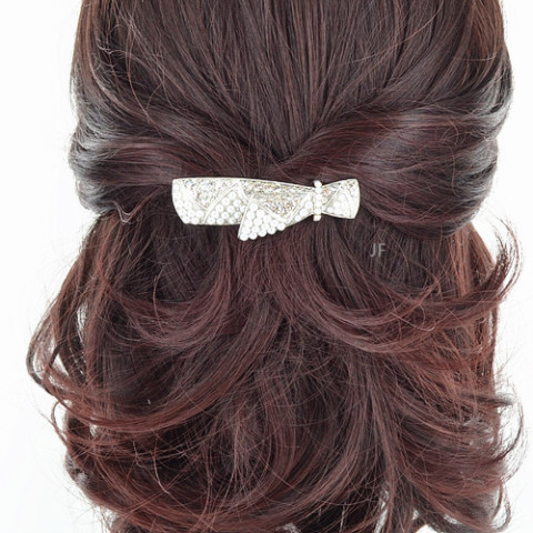 HairClips White HairClips White