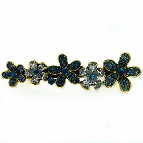 Cubiczirconia Flowers Barrette (Clip Paris) Cubiczirconia Flowers Barrette (Clip Paris)