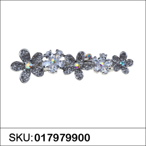 Cubiczirconia Flowers Barrette (Clip Paris) Cubiczirconia Flowers Barrette (Clip Paris)