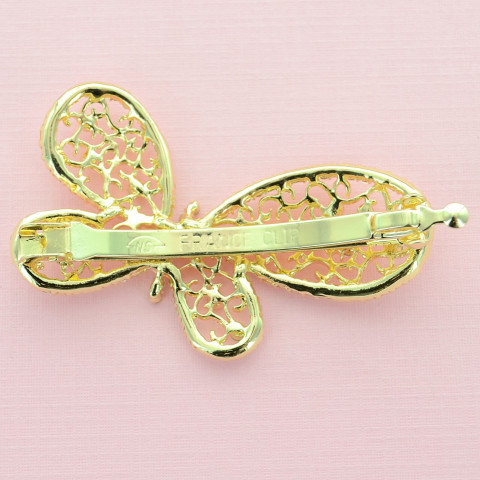 Austria Crystal Butterfly Barrette (Clip France) Austria Crystal Butterfly Barrette (Clip France)