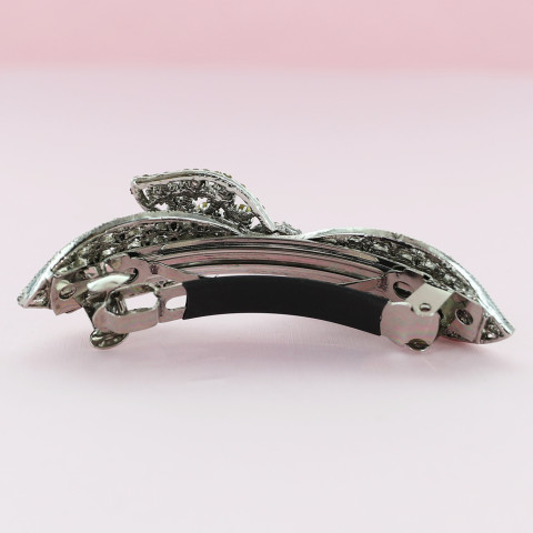 Crystal Rhinestone Bow Barrette/Hair Clip Crystal Rhinestone Bow Barrette/Hair Clip