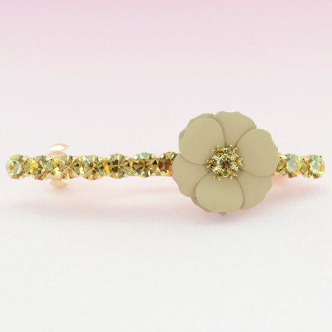Sparkling Crystal Flower Barrette Sparkling Crystal Flower Barrette