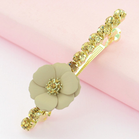 Sparkling Crystal Flower Barrette Sparkling Crystal Flower Barrette