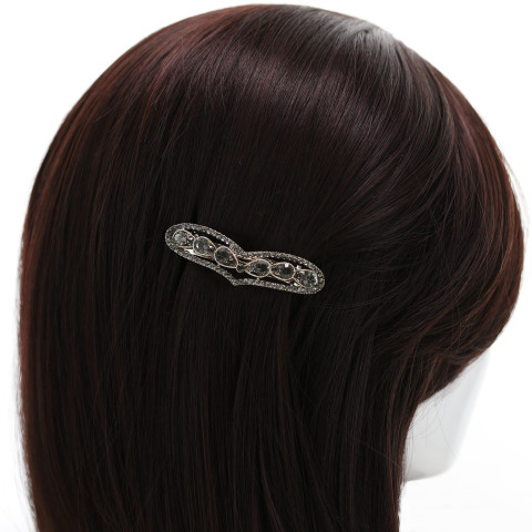 Crystal Rhinestone Heart Barrette/Hair Clip Crystal Rhinestone Heart Barrette/Hair Clip