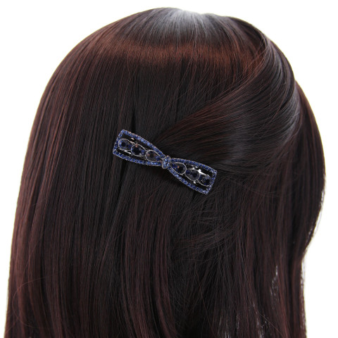 Rhinestone Bow Barrette (Clip France ) Rhinestone Bow Barrette (Clip France )