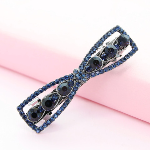 Rhinestone Bow Barrette (Clip France ) Rhinestone Bow Barrette (Clip France )