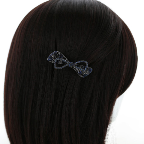 Crystal Rhinestone Bow Barrette/Hair Clip Crystal Rhinestone Bow Barrette/Hair Clip