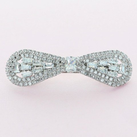 Cubic Zirconia Bow Pinch Cilp Cubic Zirconia Bow Pinch Cilp