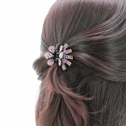 Crystal Rhinestone Claw Clip