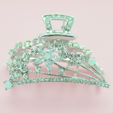 Cubic Zirconia Flower Hair Jaw Cubic Zirconia Flower Hair Jaw