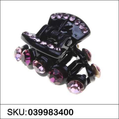 Sparkling Round Crystal Mini Hair Jaw Sparkling Round Crystal Mini Hair Jaw