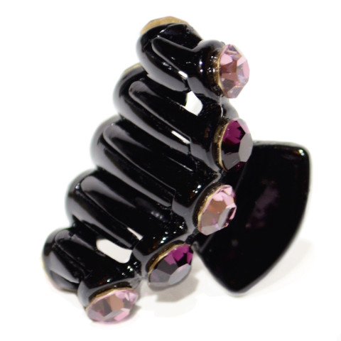 Sparkling Round Crystal Mini Hair Jaw Sparkling Round Crystal Mini Hair Jaw