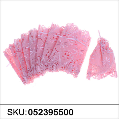 Cotton Lace Matching Drawstring Organza Bag Cotton Lace Matching Drawstring Organza Bag