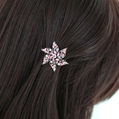 Crystal Flower Barrette Crystal Flower Barrette