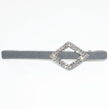Crystal Cutout Diamond Alligator Clip