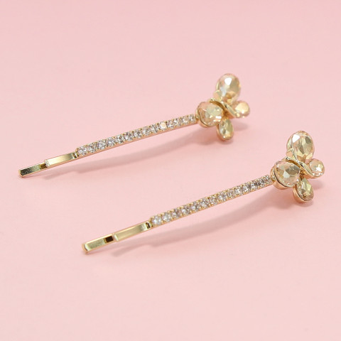 Crystal Butterfly Bobby Pin (2-Pack) Crystal Butterfly Bobby Pin (2-Pack)
