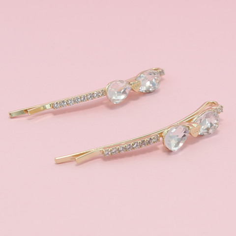 Crystal Bow Bobby Pin (2-Pack) Crystal Bow Bobby Pin (2-Pack)