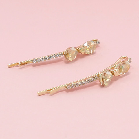 Crystal Bow Bobby Pin (2-Pack) Crystal Bow Bobby Pin (2-Pack)