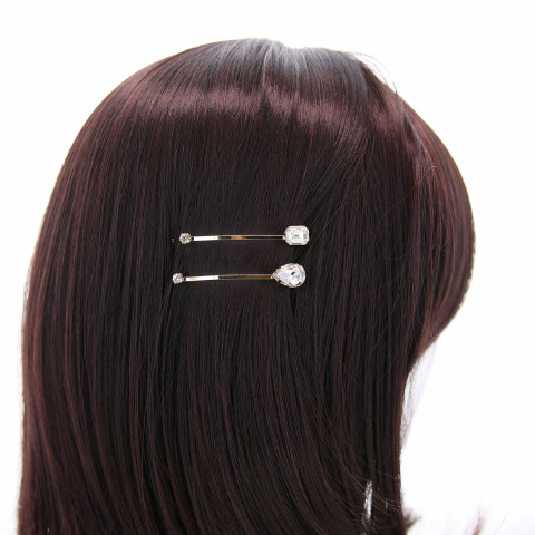 Rhinestone 2-Pack Bobby Pins/Hair Clips Rhinestone 2-Pack Bobby Pins/Hair Clips