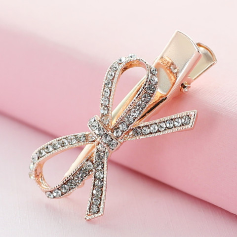 Crystal Rhinestone Bow Pinch Cilp Crystal Rhinestone Bow Pinch Cilp