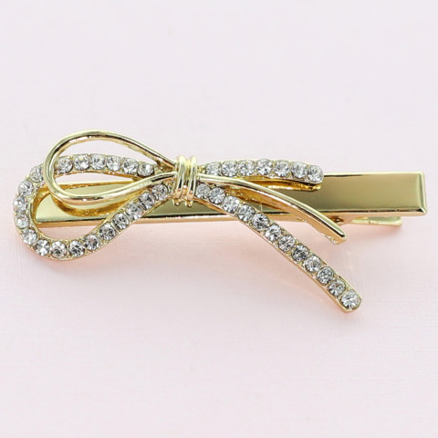 Crystal Rhinestone Bow Pinch Cilp Crystal Rhinestone Bow Pinch Cilp