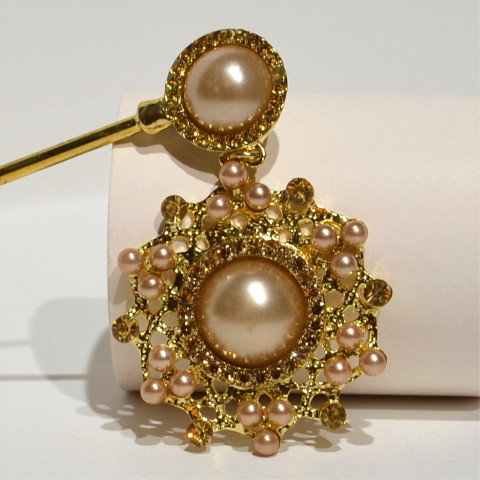 Drop Faux Pearl & Crystal Hair Stick Drop Faux Pearl & Crystal Hair Stick