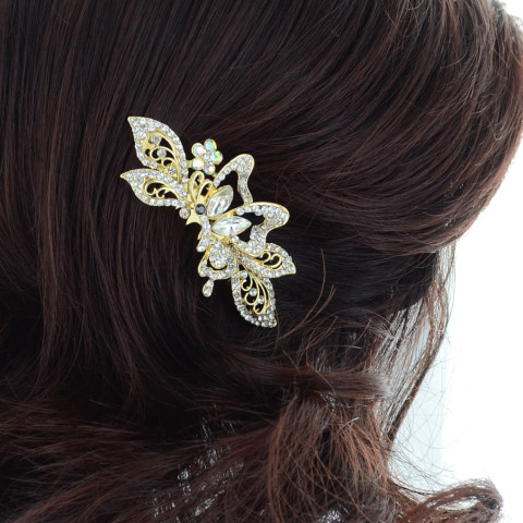 Crystal Butterfly Hair Comb Crystal Butterfly Hair Comb