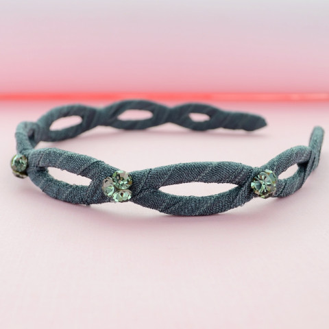 Swarovski Crystal Twisted Headband Swarovski Crystal Twisted Headband