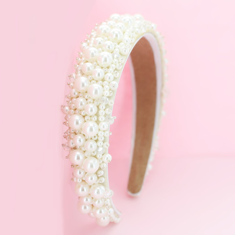 Imitation Pearl Velvet Headband Imitation Pearl Velvet Headband