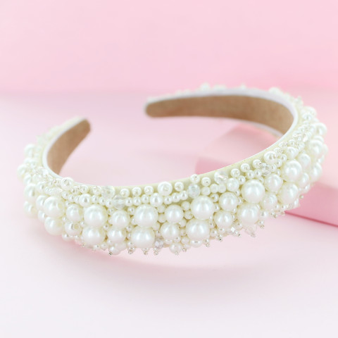 Imitation Pearl Velvet Headband Imitation Pearl Velvet Headband