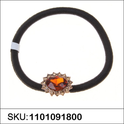 Crystal Oval Ponytail Holder Crystal Oval Ponytail Holder