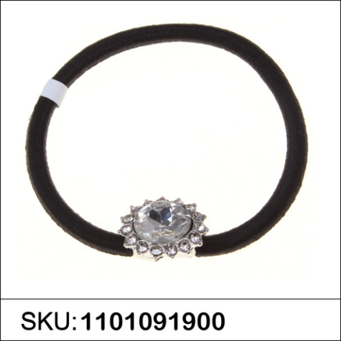 Crystal Oval Ponytail Holder Crystal Oval Ponytail Holder