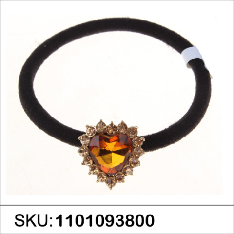 Crystal Heart Ponytail Holder Crystal Heart Ponytail Holder