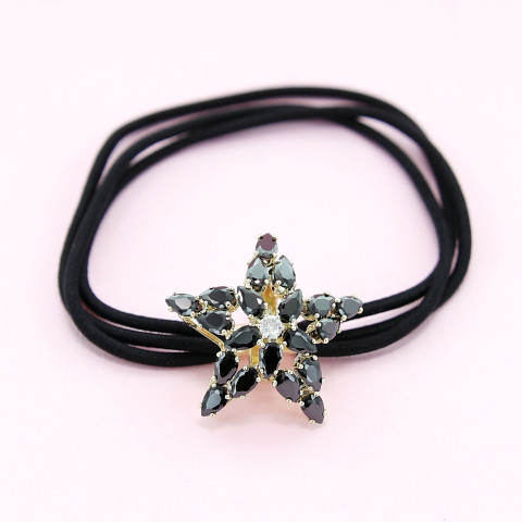 Australian Crystal-Embellished Star Hair Tie Australian Crystal-Embellished Star Hair Tie