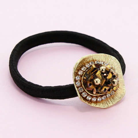 Crystal Embellished Ponytail Holder Crystal Embellished Ponytail Holder