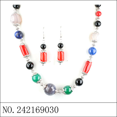 Mix Quartz Stones Necklace Set Mix Quartz Stones Necklace Set