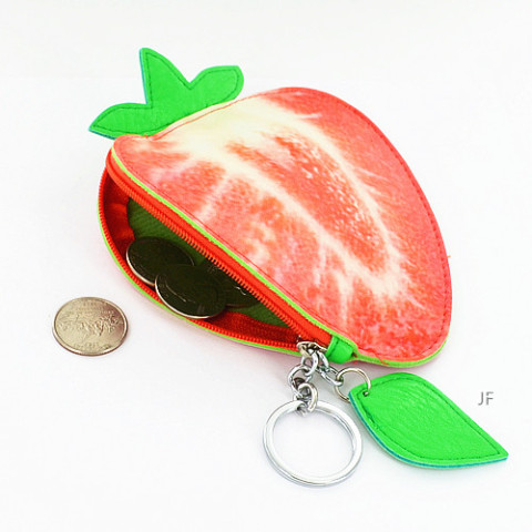 Fruit Collection Strawberry Change Purse Fruit Collection Strawberry Change Purse