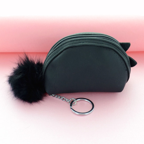 Mini Wallet Rabbit Fur Coin Purse Bag Charm Mini Wallet Rabbit Fur Coin Purse Bag Charm