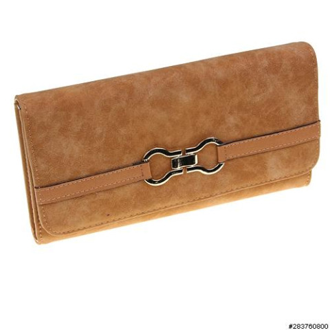 Buckle Fuax Leather Wallet On Chain Buckle Fuax Leather Wallet On Chain