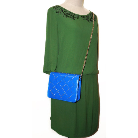 Faux Lether Studded Mini Crossbody Bag Faux Lether Studded Mini Crossbody Bag
