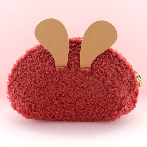 Faux Shearling Change Purse Faux Shearling Change Purse