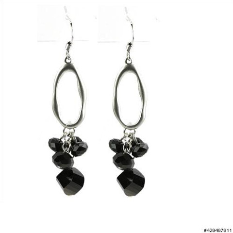 Earrings Black Earrings Black