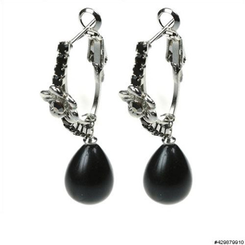 Earrings Black Earrings Black