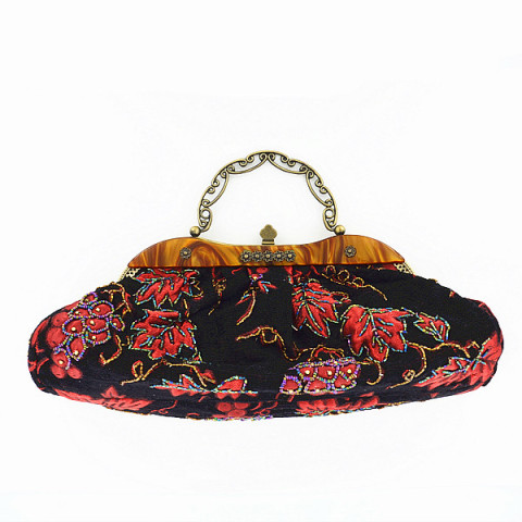 Vintage Inspired Beaded Embroidery Tapestry Bag Vintage Inspired Beaded Embroidery Tapestry Bag