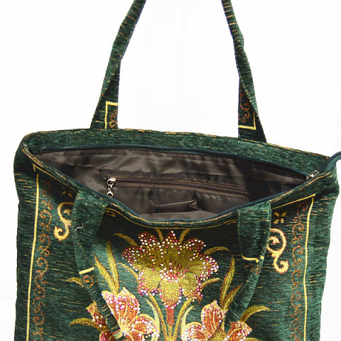 Mix Print Tapestry Convenience Tote Mix Print Tapestry Convenience Tote